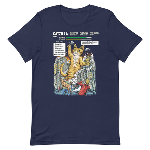 Catzilla Video Game Premium T-Shirt